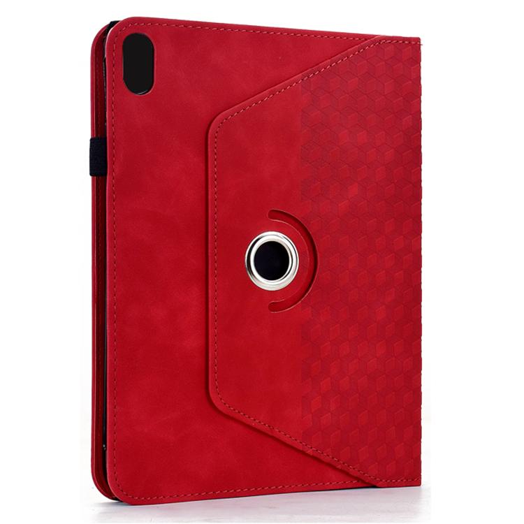 For iPad 2025 / 2022 Rotatable Rhombus Embossed Smart Leather Tablet Case