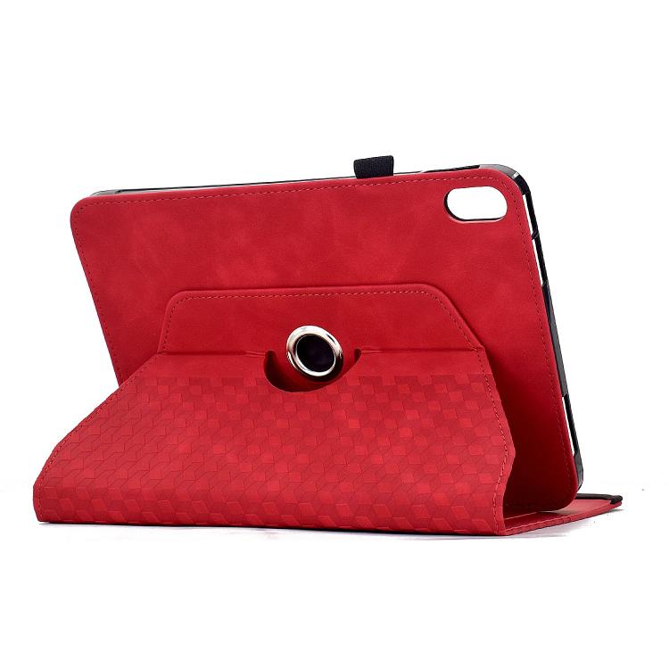 For iPad 2025 / 2022 Rotatable Rhombus Embossed Smart Leather Tablet Case
