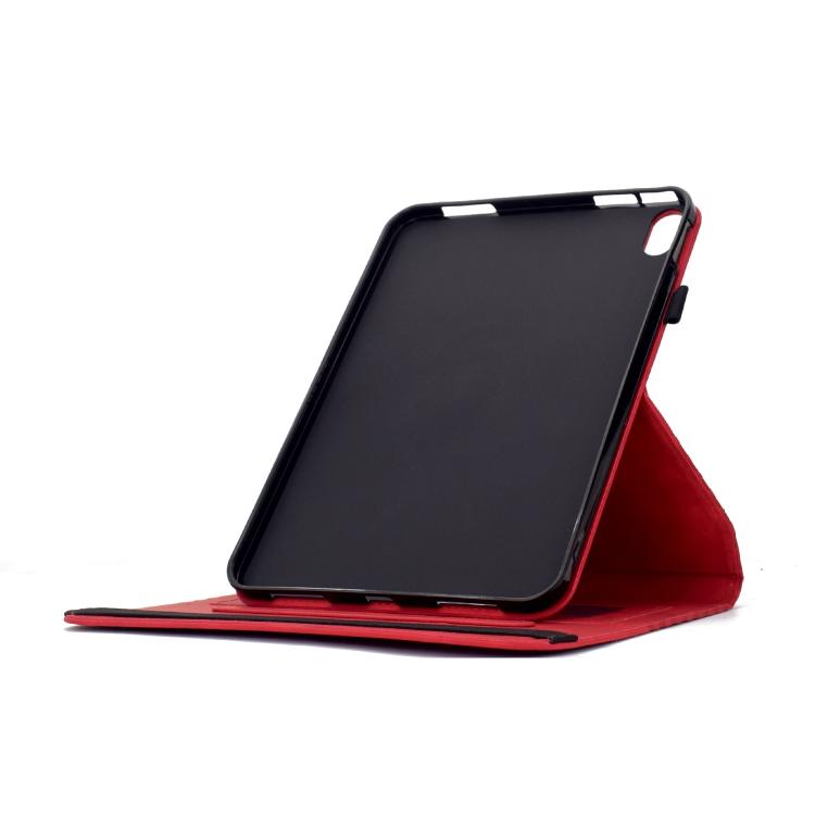 For iPad 2025 / 2022 Rotatable Rhombus Embossed Smart Leather Tablet Case