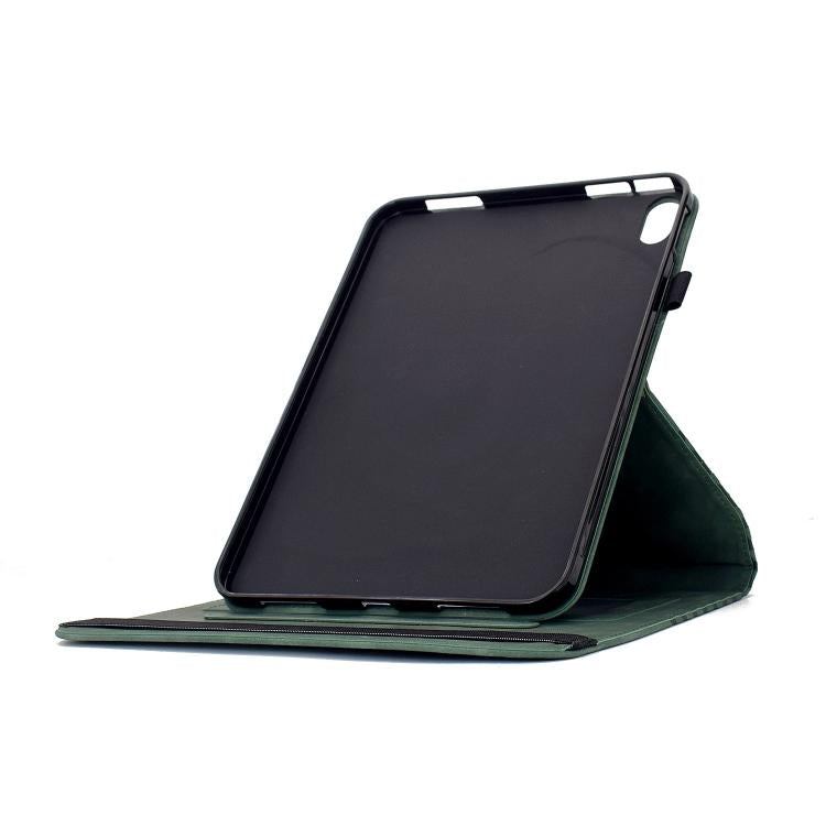For iPad 2025 / 2022 Rotatable Rhombus Embossed Smart Leather Tablet Case