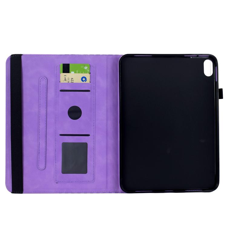 For iPad 2025 / 2022 Rotatable Rhombus Embossed Smart Leather Tablet Case
