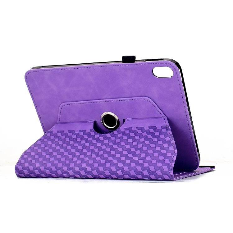 For iPad 2025 / 2022 Rotatable Rhombus Embossed Smart Leather Tablet Case