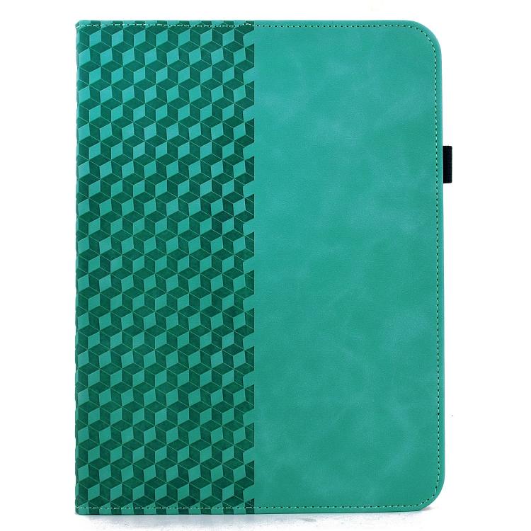 For Samsung Galaxy Tab S6 Lite 2024 Rotatable Rhombus Embossed Smart Leather Tablet Case