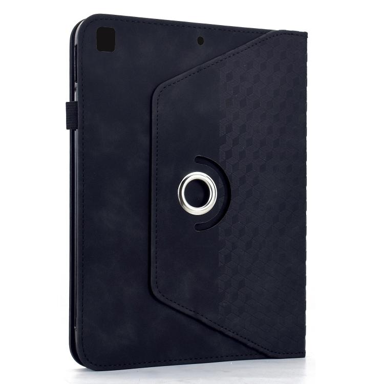 For Samsung Galaxy Tab S6 Lite 2024 Rotatable Rhombus Embossed Smart Leather Tablet Case