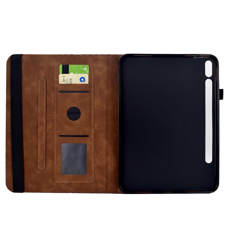 For Samsung Galaxy Tab S10 FE / S9 Rotatable Rhombus Embossed Smart Leather Tablet Case