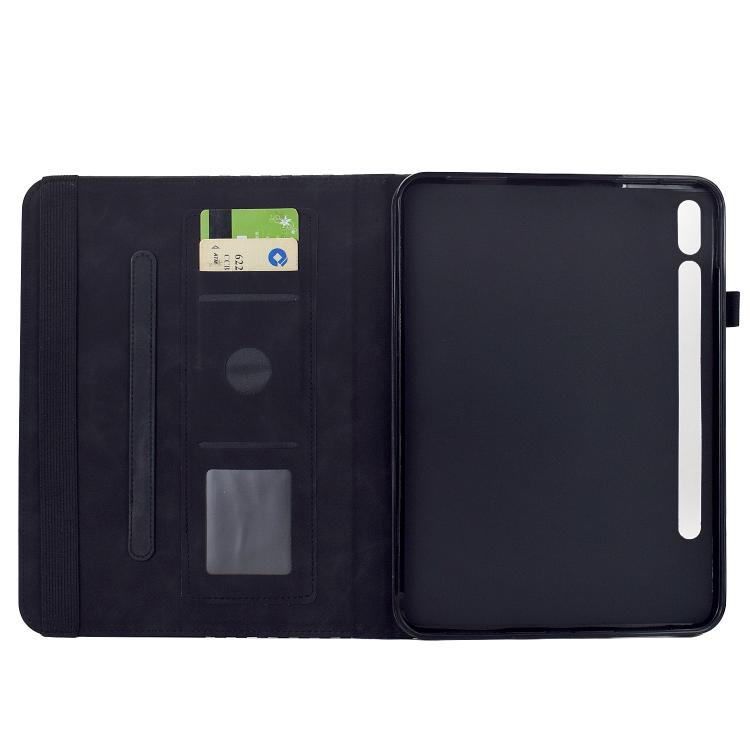 For Samsung Galaxy Tab S10 FE / S9 Rotatable Rhombus Embossed Smart Leather Tablet Case