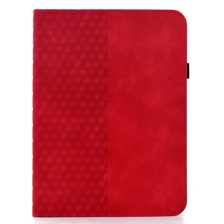 For Samsung Galaxy Tab S10 FE / S9 Rotatable Rhombus Embossed Smart Leather Tablet Case