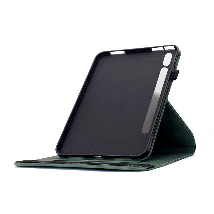 For Samsung Galaxy Tab S10 FE / S9 Rotatable Rhombus Embossed Smart Leather Tablet Case