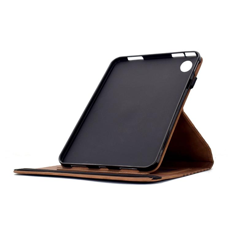 For Samsung Galaxy Tab A11+ / A9+ Rotatable Rhombus Embossed Smart Leather Tablet Case