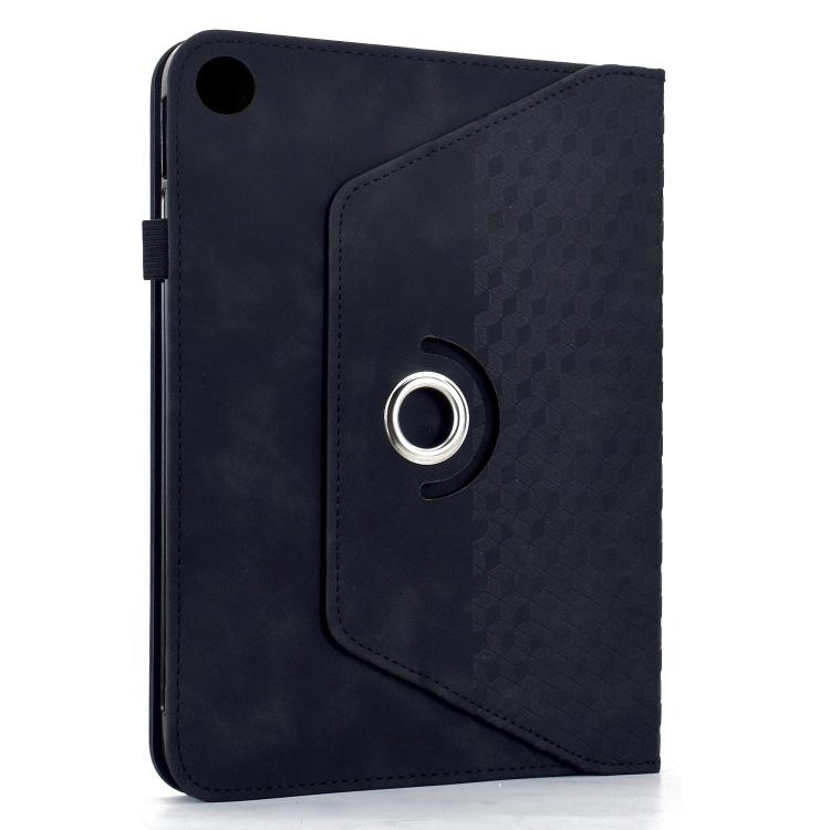 For Samsung Galaxy Tab A11+ / A9+ Rotatable Rhombus Embossed Smart Leather Tablet Case