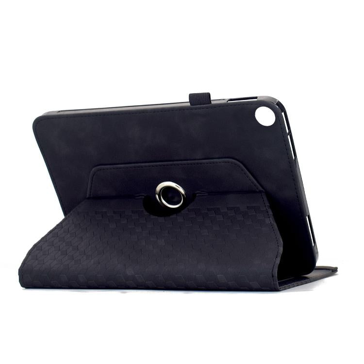 For Samsung Galaxy Tab A11+ / A9+ Rotatable Rhombus Embossed Smart Leather Tablet Case