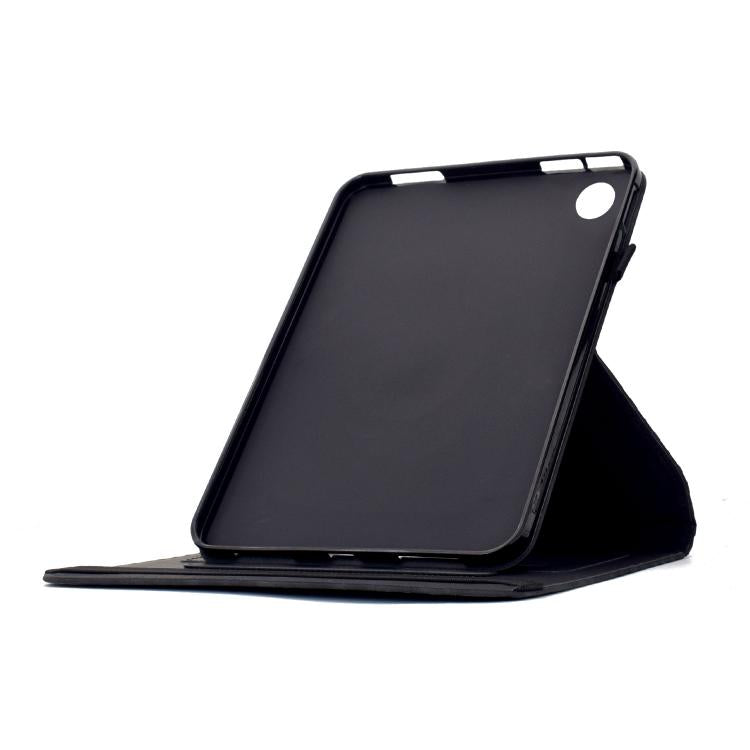 For Samsung Galaxy Tab A11+ / A9+ Rotatable Rhombus Embossed Smart Leather Tablet Case