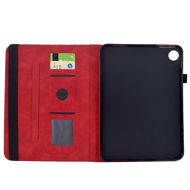For Samsung Galaxy Tab A11+ / A9+ Rotatable Rhombus Embossed Smart Leather Tablet Case