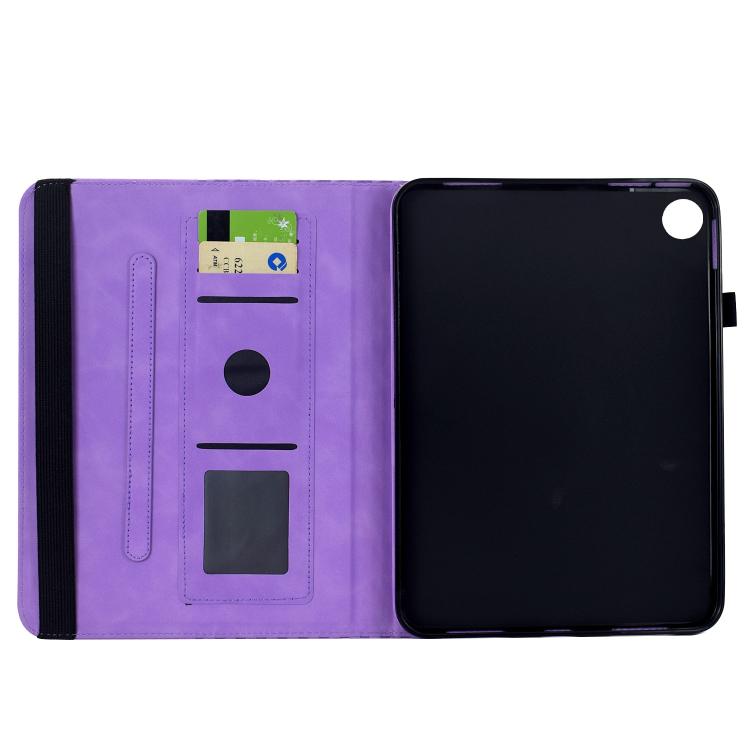 For Samsung Galaxy Tab A11+ / A9+ Rotatable Rhombus Embossed Smart Leather Tablet Case