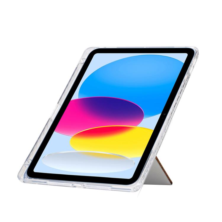 For iPad 2025 / 2022 Y-Fold Pyramid Texture Smart Leather Tablet Case