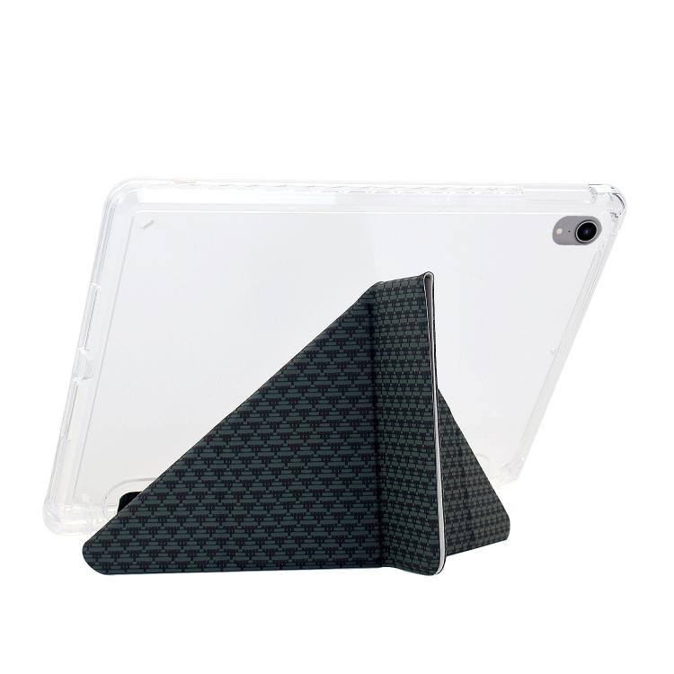 For iPad 2025 / 2022 Y-Fold Pyramid Texture Smart Leather Tablet Case