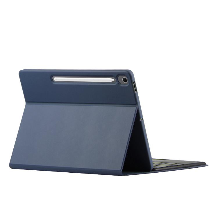 For Samsung Galaxy Tab S10 FE+ PST-X620 Touchpad Backlight Bluetooth Keyboard Leather Tablet Case