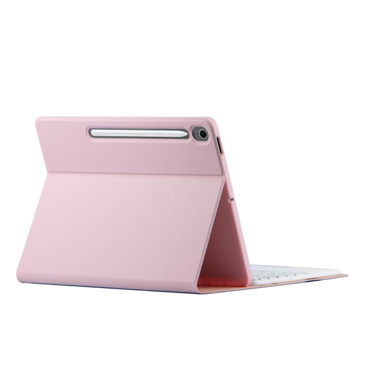 For Samsung Galaxy Tab S10 FE+ PST-X620 Touchpad Backlight Bluetooth Keyboard Leather Tablet Case