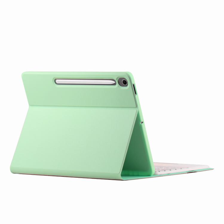 For Samsung Galaxy Tab S10 FE+ PST-X620 Touchpad Backlight Bluetooth Keyboard Leather Tablet Case