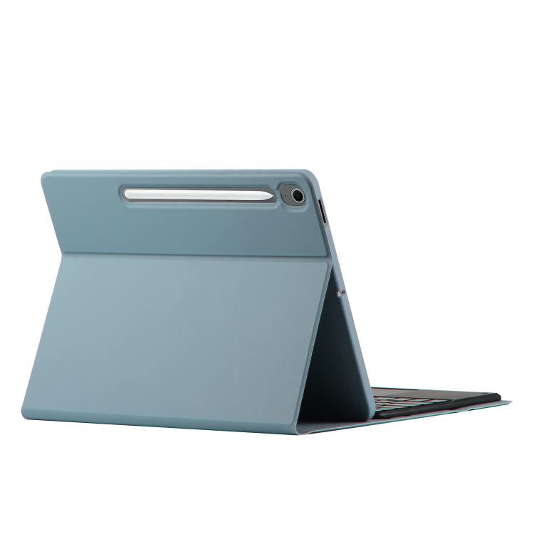 For Samsung Galaxy Tab S10 FE+ PST-X620 Touchpad Backlight Bluetooth Keyboard Leather Tablet Case