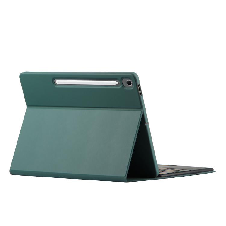 For Samsung Galaxy Tab S10 FE+ PST-X620 Touchpad Backlight Bluetooth Keyboard Leather Tablet Case