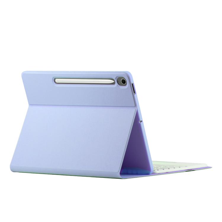 For Samsung Galaxy Tab S10 FE+ PST-X620 Touchpad Backlight Bluetooth Keyboard Leather Tablet Case