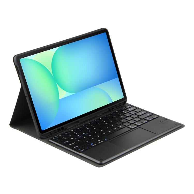 For Samsung Galaxy Tab S10 FE+ PSC-X620 Touchpad Bluetooth Keyboard Leather Tablet Case