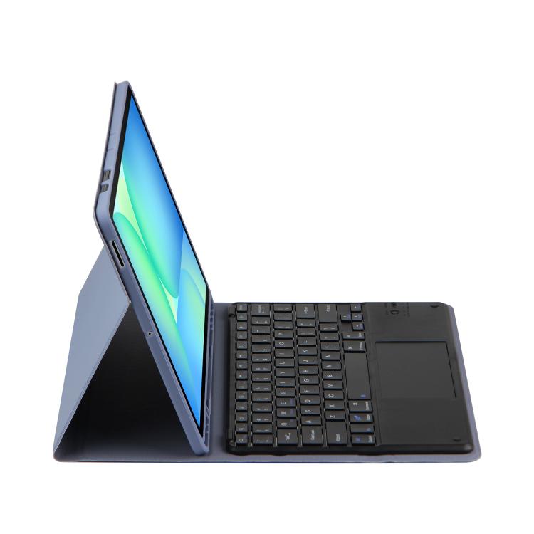 For Samsung Galaxy Tab S10 FE+ PSC-X620 Touchpad Bluetooth Keyboard Leather Tablet Case