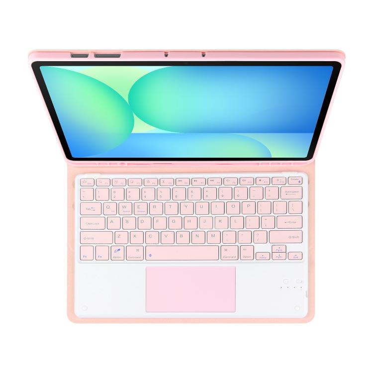 For Samsung Galaxy Tab S10 FE+ PSC-X620 Touchpad Bluetooth Keyboard Leather Tablet Case