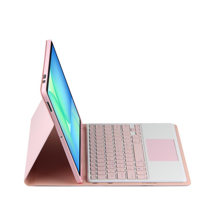 For Samsung Galaxy Tab S10 FE+ PSC-X620 Touchpad Bluetooth Keyboard Leather Tablet Case
