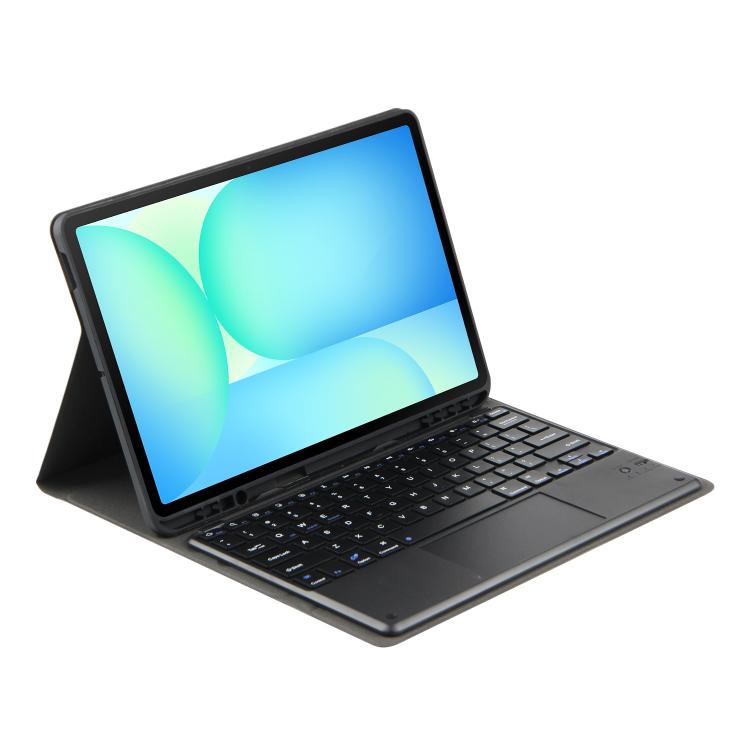 For Samsung Galaxy Tab S10 FE+ PSC-X620 Touchpad Bluetooth Keyboard Leather Tablet Case