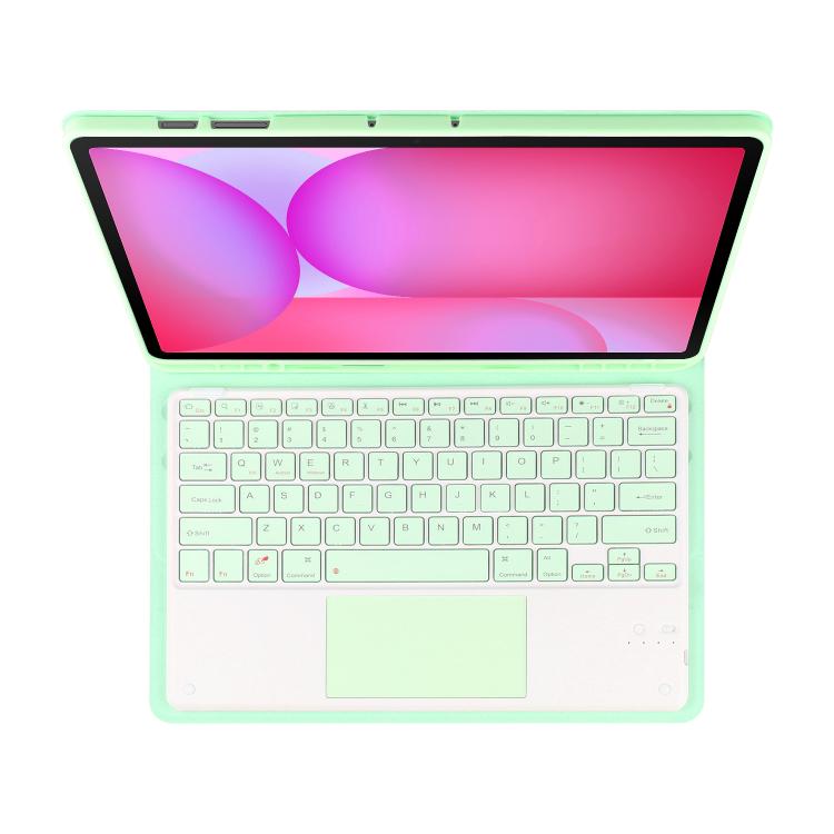 For Samsung Galaxy Tab S10 FE+ PSC-X620 Touchpad Bluetooth Keyboard Leather Tablet Case