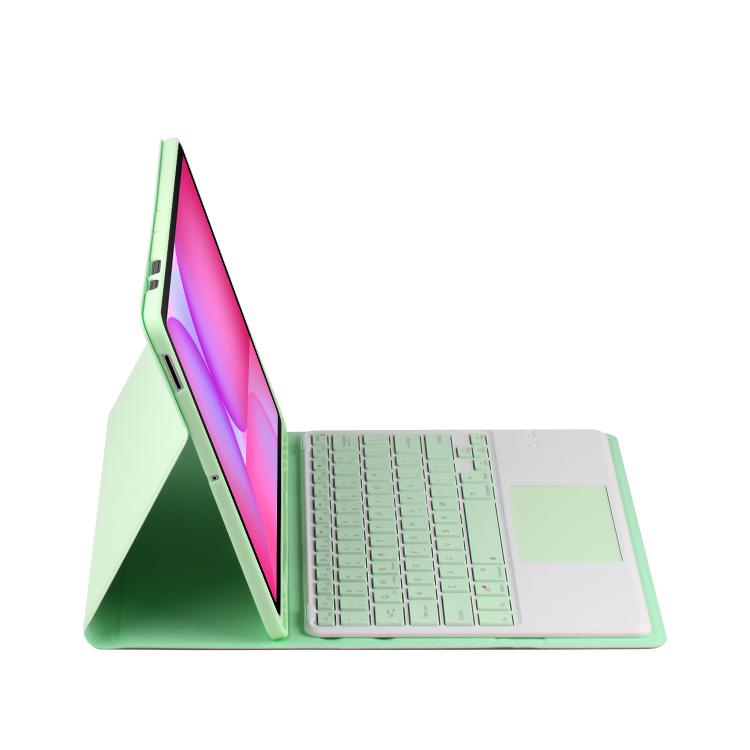 For Samsung Galaxy Tab S10 FE+ PSC-X620 Touchpad Bluetooth Keyboard Leather Tablet Case