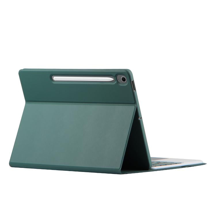 For Samsung Galaxy Tab S10 FE+ PSC-X620 Touchpad Bluetooth Keyboard Leather Tablet Case