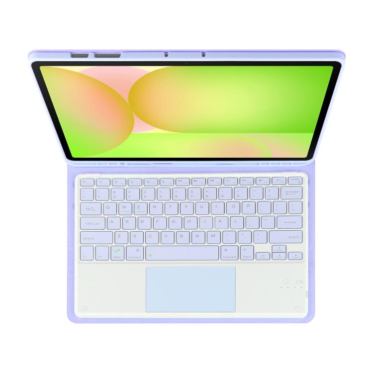 For Samsung Galaxy Tab S10 FE+ PSC-X620 Touchpad Bluetooth Keyboard Leather Tablet Case