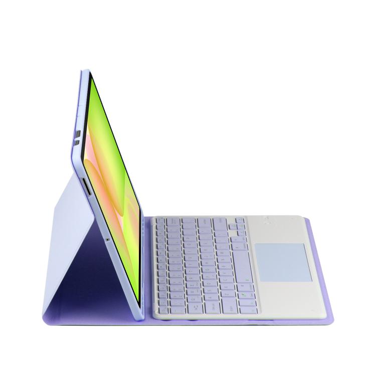 For Samsung Galaxy Tab S10 FE+ PSC-X620 Touchpad Bluetooth Keyboard Leather Tablet Case