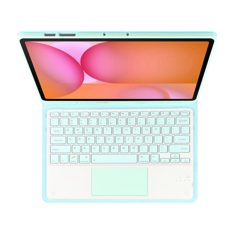 For Samsung Galaxy Tab S10 FE+ PSC-X620 Touchpad Bluetooth Keyboard Leather Tablet Case