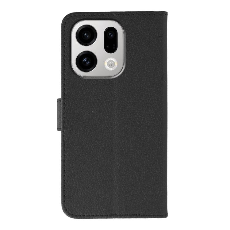 For OPPO Find X9 Feather Pattern Litchi Texture Leather Phone Case
