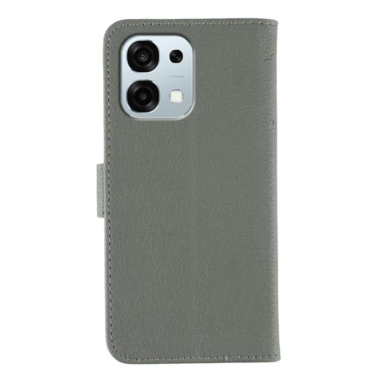 For OPPO A6 Pro 5G Feather Pattern Litchi Texture Leather Phone Case