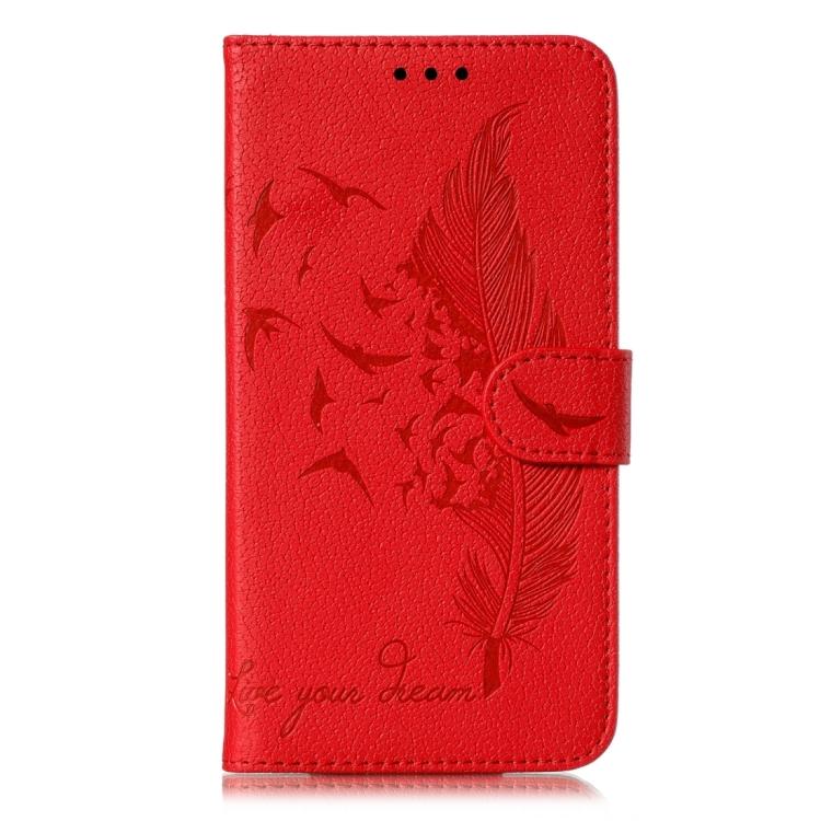 For Honor 400 Pro Global 160.8mm Feather Pattern Litchi Texture Leather Phone Case