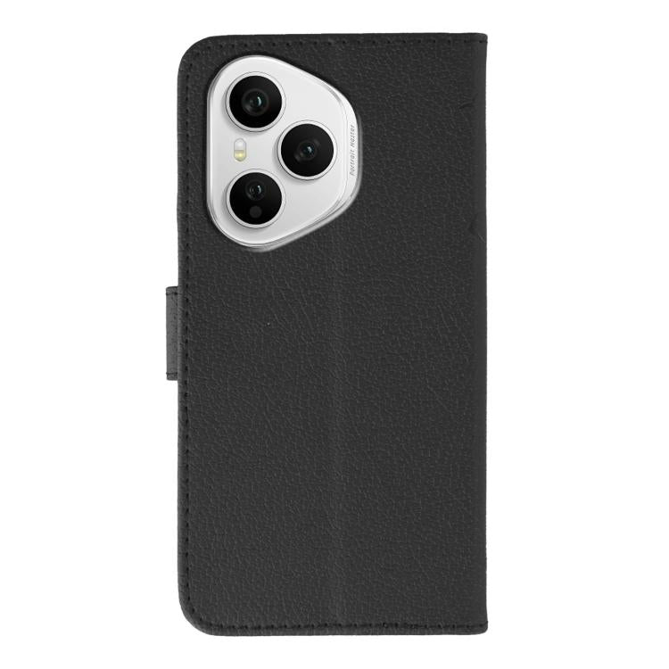 For Honor 400 Pro Global 160.8mm Feather Pattern Litchi Texture Leather Phone Case