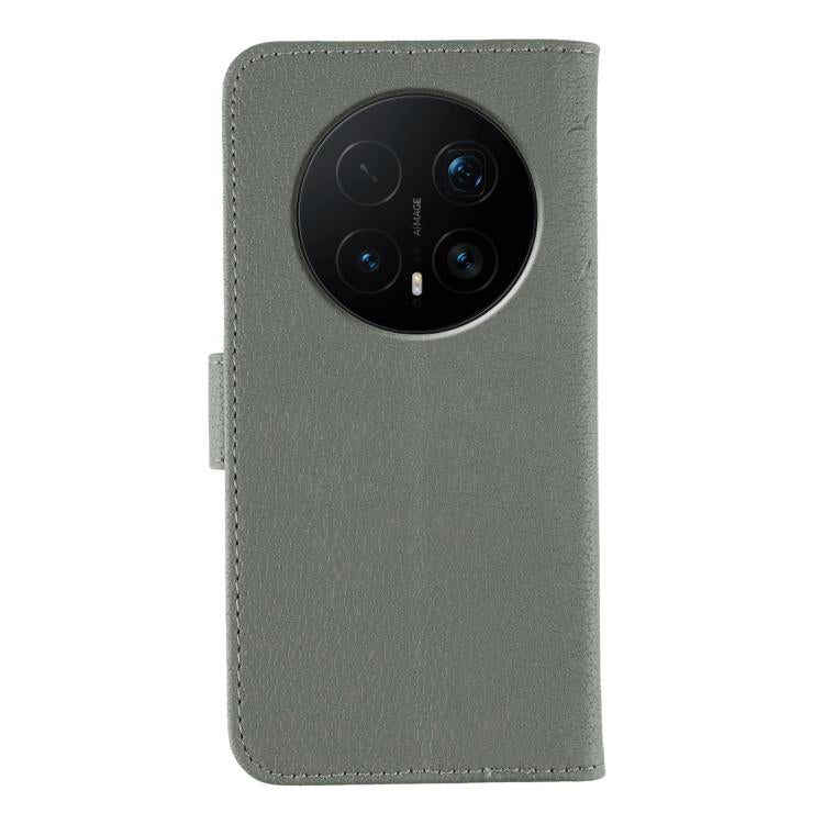 For Honor Magic8 Pro Feather Pattern Litchi Texture Leather Phone Case