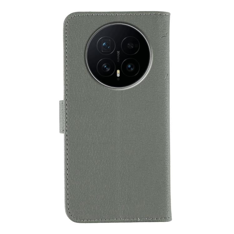 For Honor Magic8 Feather Pattern Litchi Texture Leather Phone Case