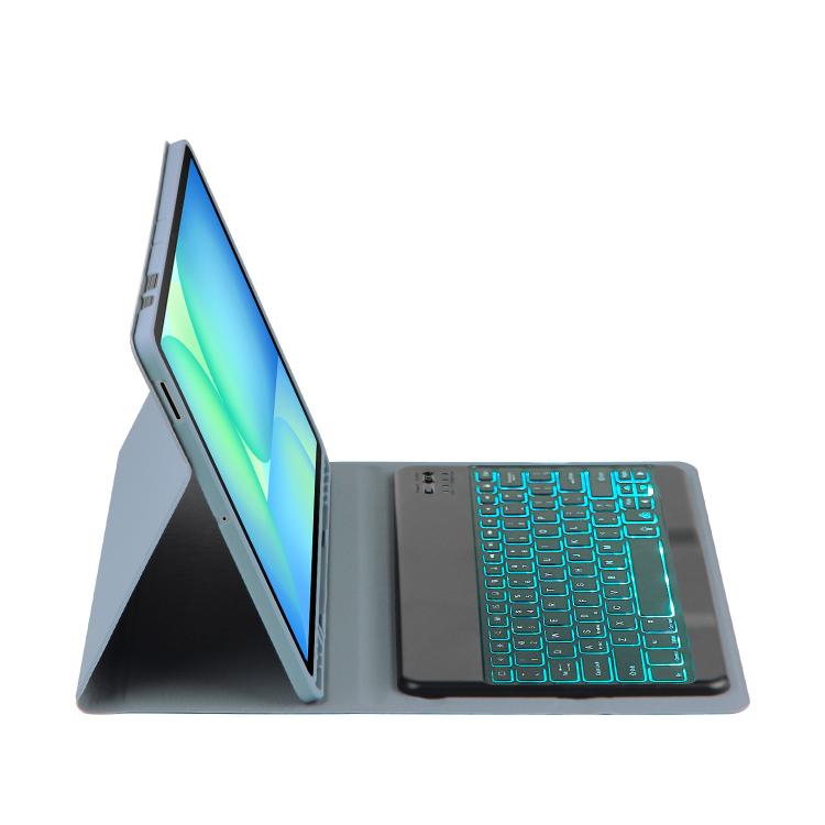 For Samsung Galaxy Tab S10 FE+ PSD-X620 Backlight Bluetooth Keyboard Leather Tablet Case