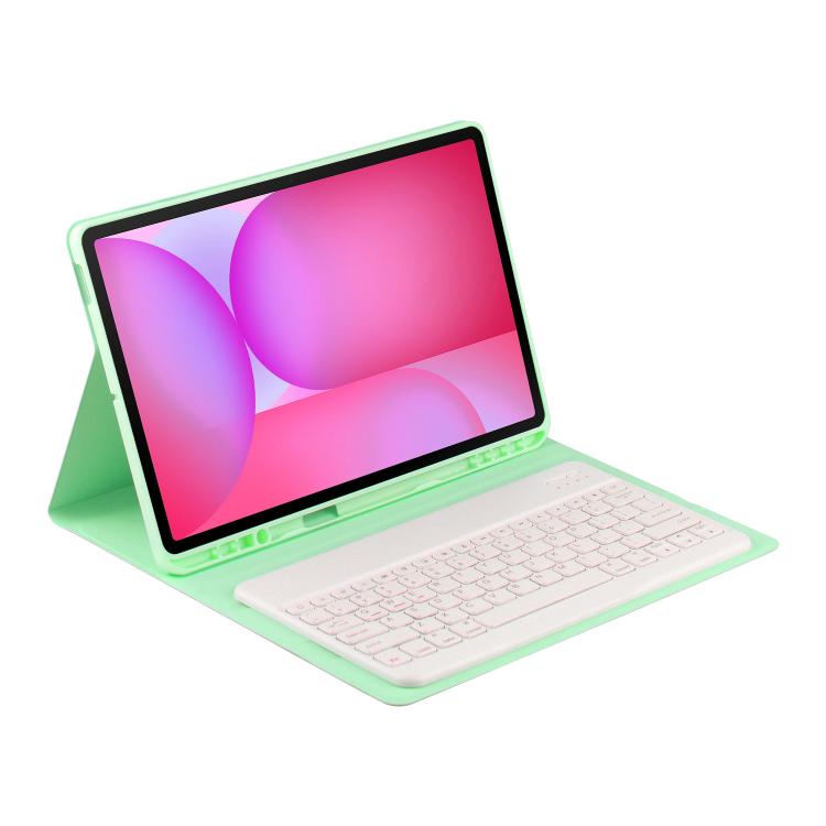 For Samsung Galaxy Tab S10 FE+ PS-X620 Basics Bluetooth Keyboard Leather Tablet Case