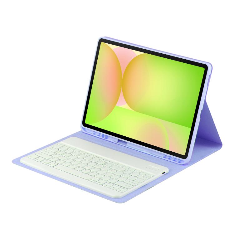 For Samsung Galaxy Tab S10 FE+ PS-X620 Basics Bluetooth Keyboard Leather Tablet Case