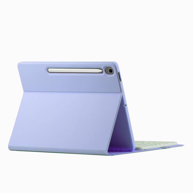 For Samsung Galaxy Tab S10 FE+ PS-X620 Basics Bluetooth Keyboard Leather Tablet Case