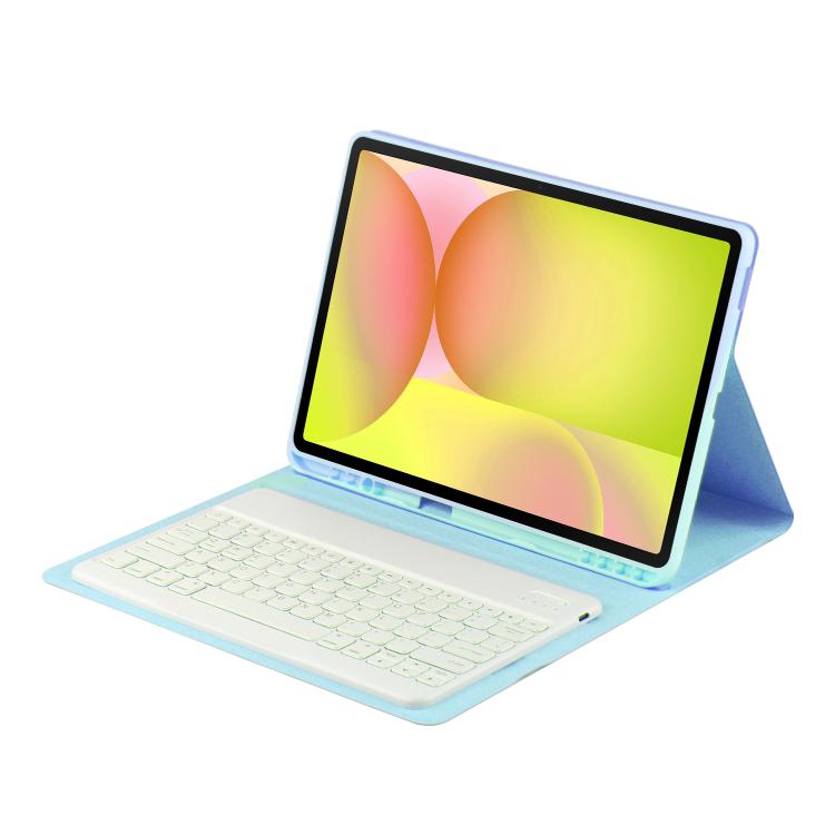 For Samsung Galaxy Tab S10 FE+ PS-X620 Basics Bluetooth Keyboard Leather Tablet Case