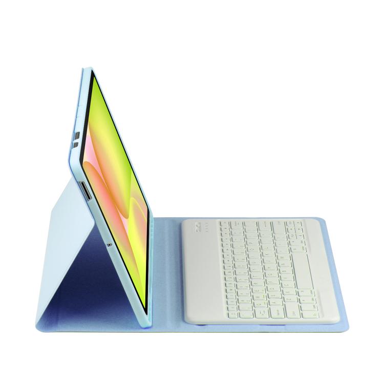 For Samsung Galaxy Tab S10 FE+ PS-X620 Basics Bluetooth Keyboard Leather Tablet Case