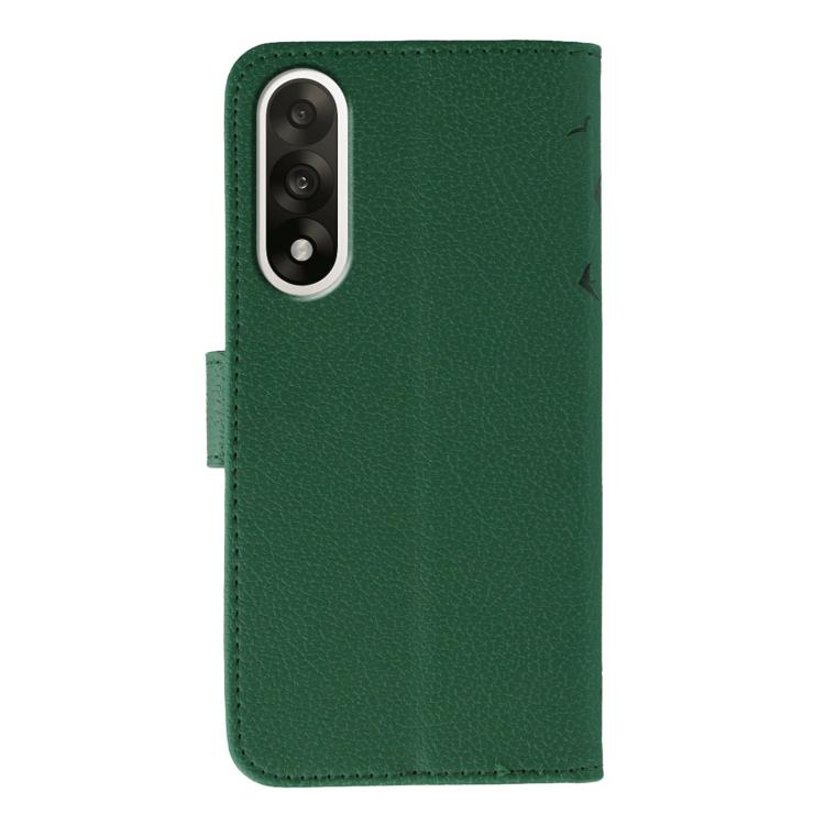 For OnePlus Nord 5 Feather Pattern Litchi Texture Leather Phone Case